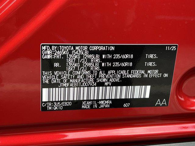 new 2026 Toyota bZ car, priced at $31,664