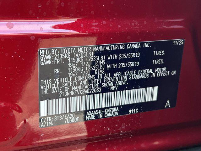 new 2025 Toyota RAV4 car, priced at $42,673