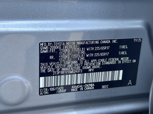 new 2025 Toyota RAV4 car, priced at $34,885