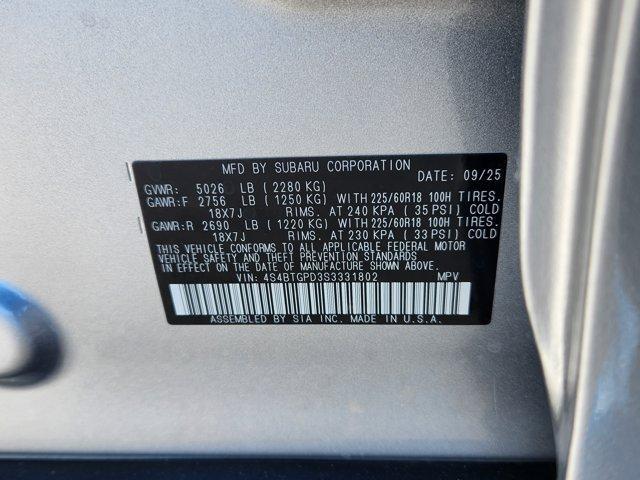 new 2025 Subaru Outback car, priced at $47,661