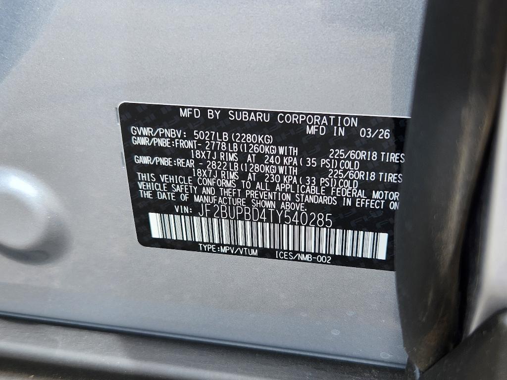 new 2026 Subaru Outback car, priced at $37,144