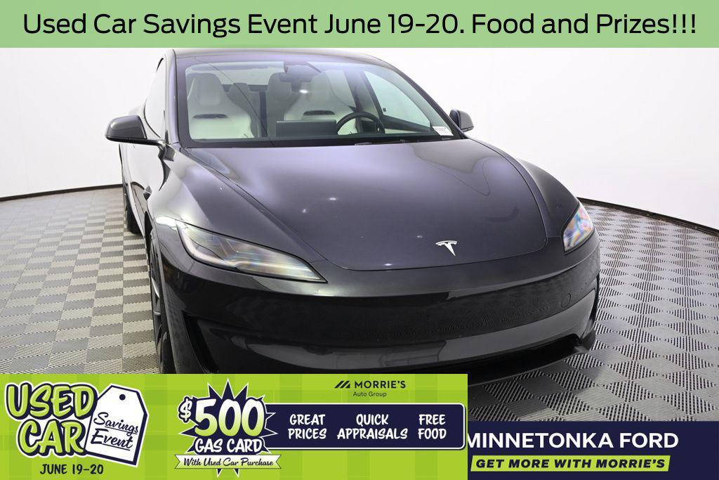 used 2024 Tesla Model 3 car, priced at $44,344