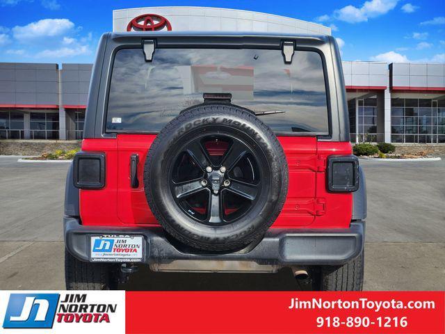 used 2021 Jeep Wrangler Unlimited car, priced at $25,151