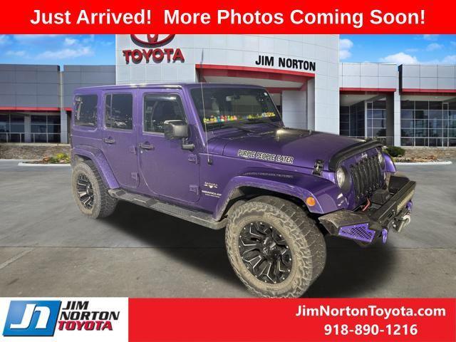 used 2017 Jeep Wrangler Unlimited car, priced at $18,906