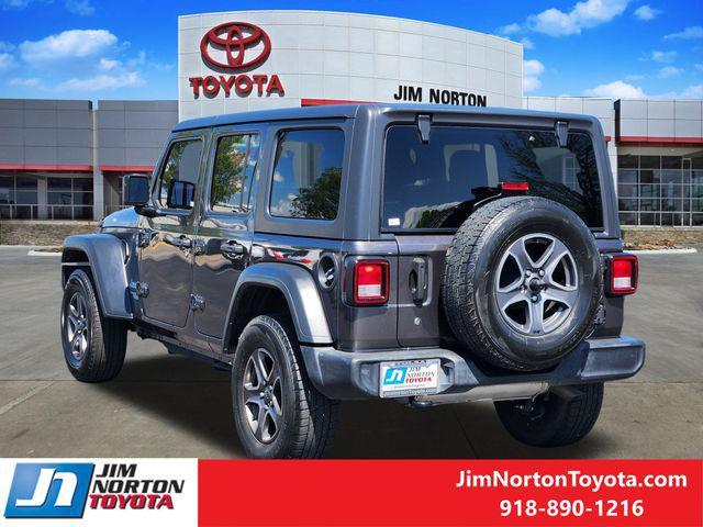 used 2019 Jeep Wrangler Unlimited car, priced at $25,097