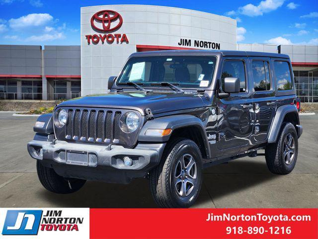 used 2019 Jeep Wrangler Unlimited car, priced at $25,097