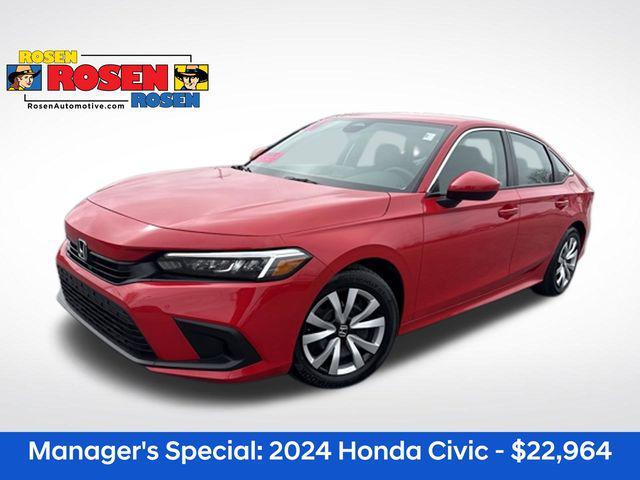used 2024 Honda Civic car, priced at $22,964