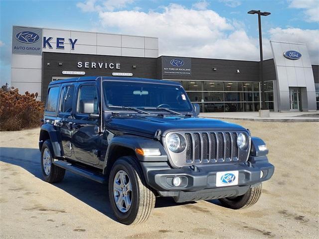 used 2022 Jeep Wrangler Unlimited car, priced at $25,999