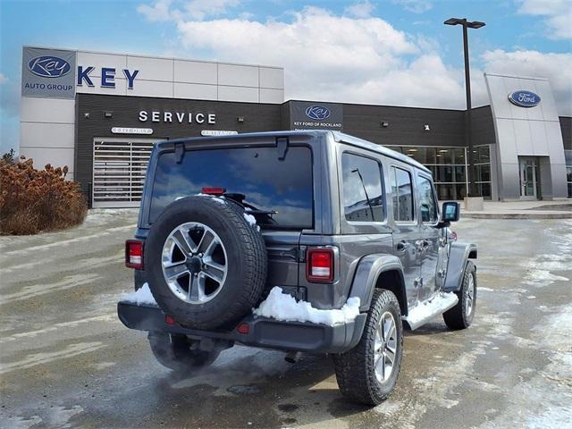 used 2021 Jeep Wrangler Unlimited car, priced at $25,815