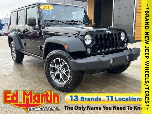 used 2015 Jeep Wrangler Unlimited car, priced at $10,997