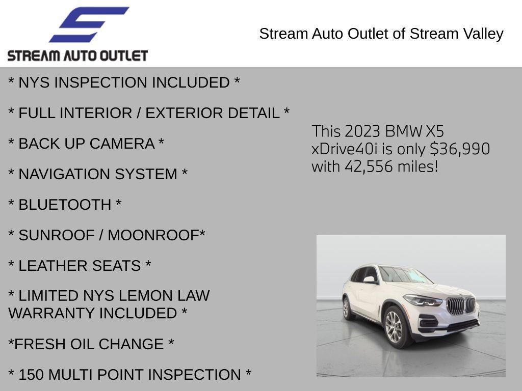 used 2023 BMW X5 car, priced at $40,985