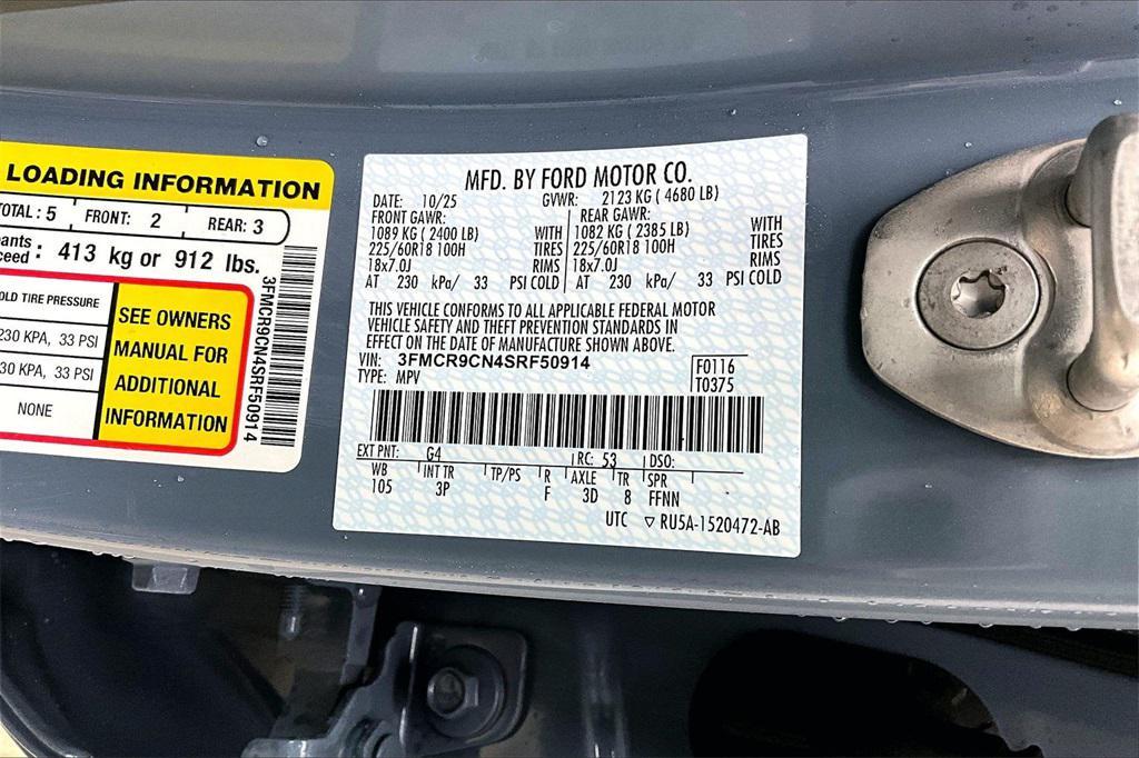 new 2025 Ford Bronco Sport car, priced at $40,853