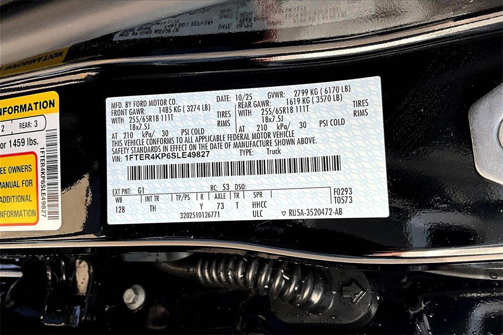 new 2025 Ford Ranger car, priced at $46,814