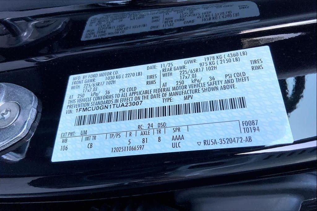 new 2026 Ford Escape car, priced at $33,680