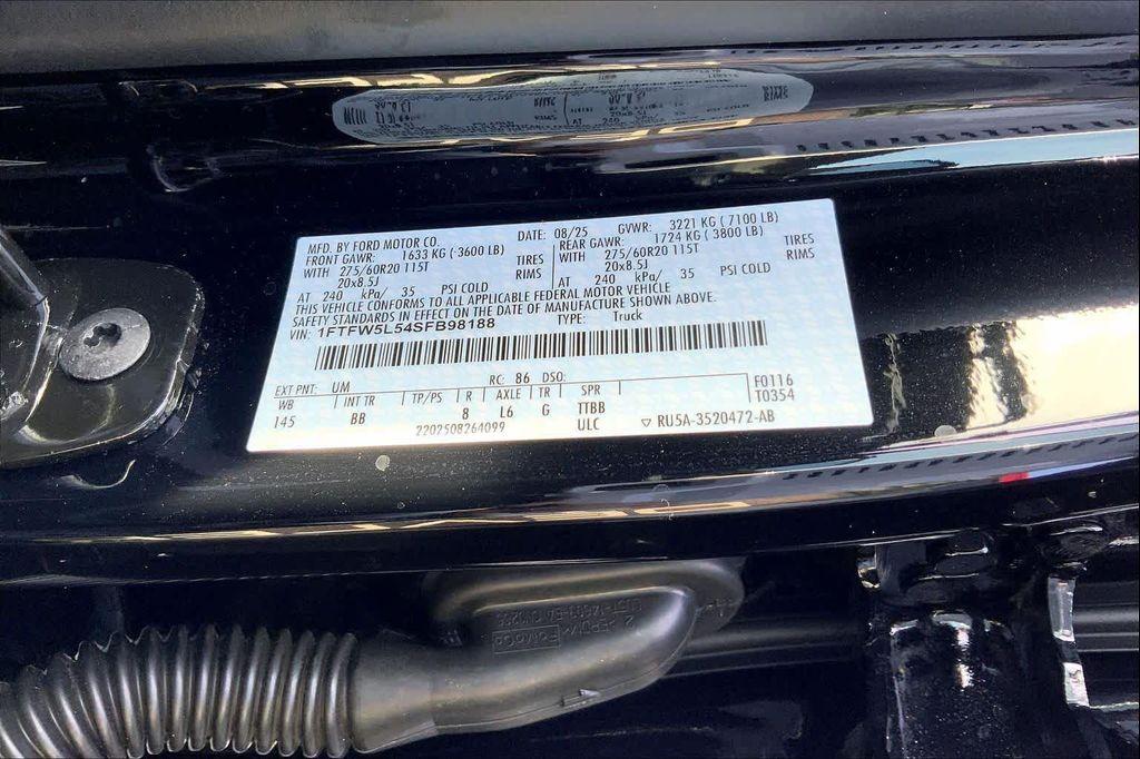 new 2025 Ford F-150 car, priced at $131,133