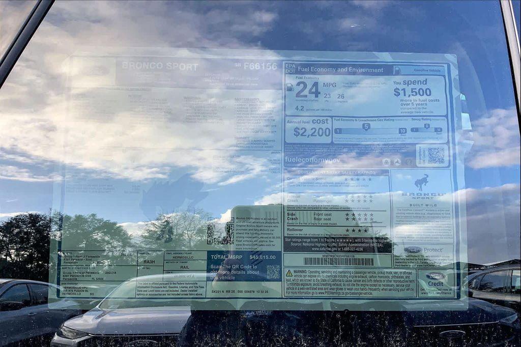 new 2025 Ford Bronco Sport car, priced at $42,665