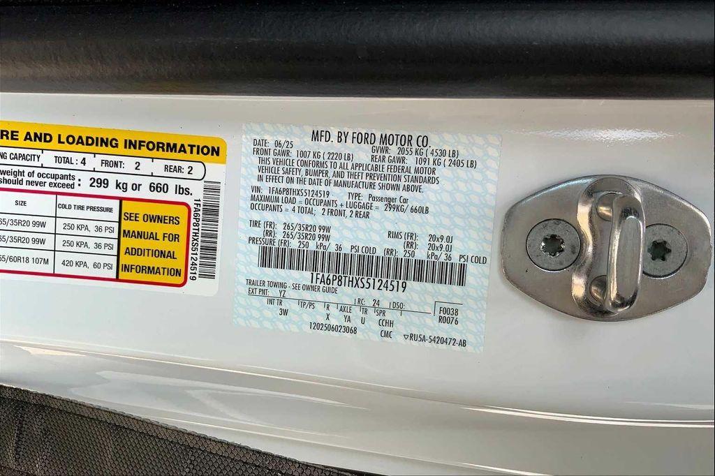 new 2025 Ford Mustang car, priced at $42,055