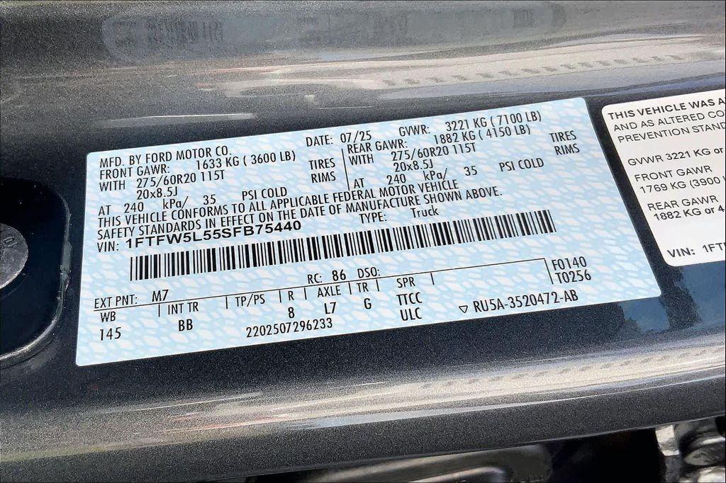 new 2025 Ford F-150 car, priced at $101,902