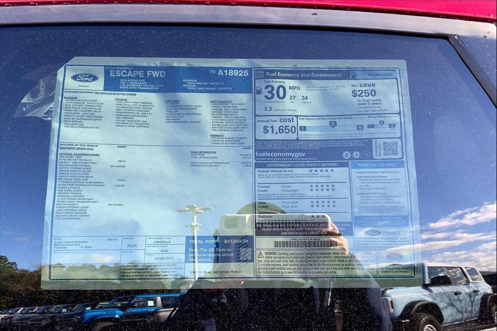 new 2026 Ford Escape car, priced at $37,055