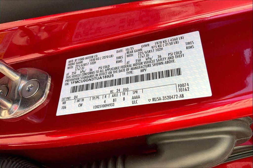 new 2026 Ford Escape car, priced at $37,055