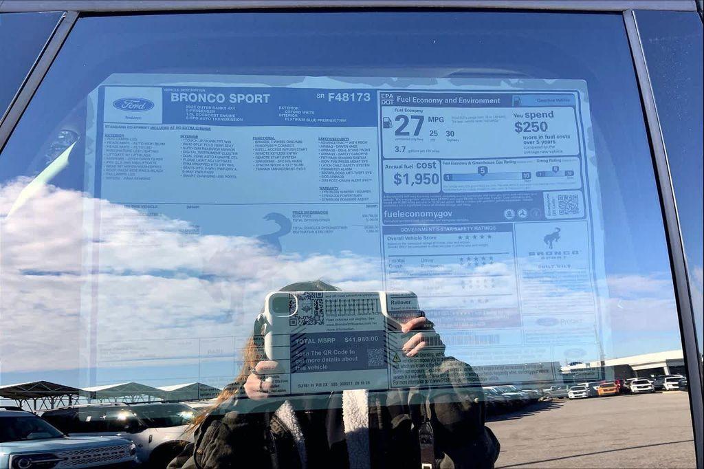 new 2025 Ford Bronco Sport car, priced at $39,065