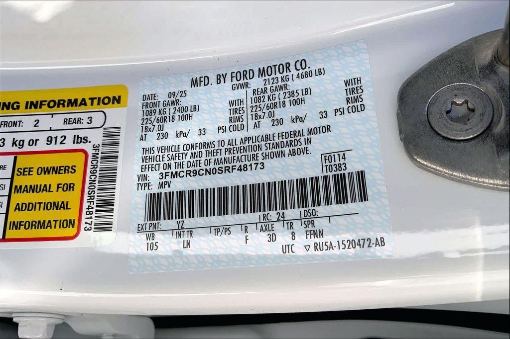 new 2025 Ford Bronco Sport car, priced at $39,065