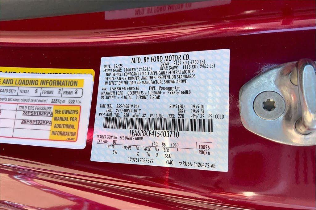 new 2026 Ford Mustang car, priced at $97,308