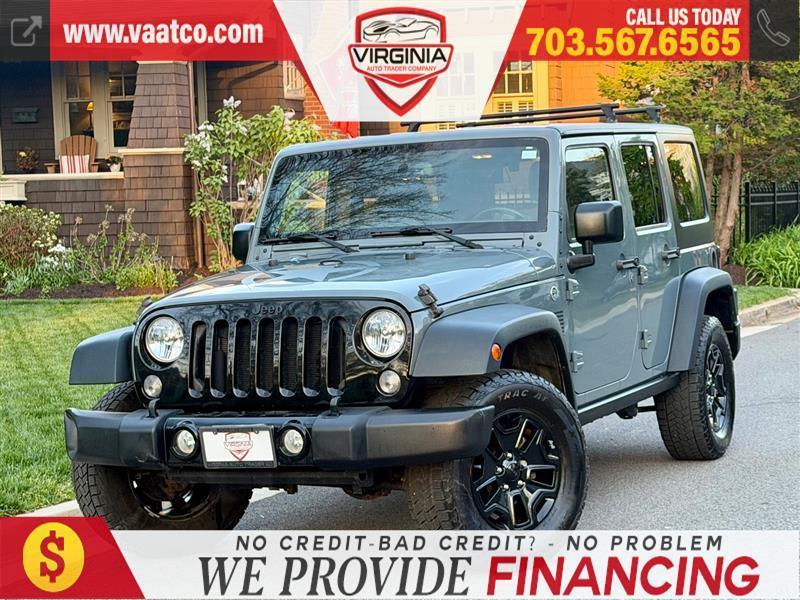 used 2015 Jeep Wrangler Unlimited car, priced at $13,595