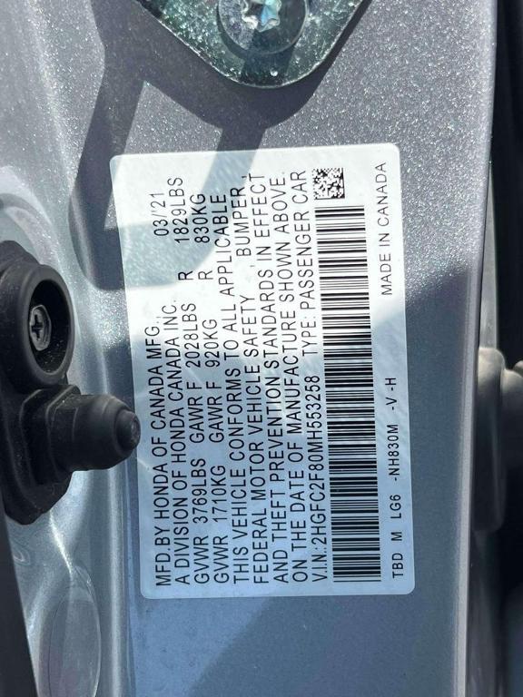 used 2021 Honda Civic car, priced at $17,747