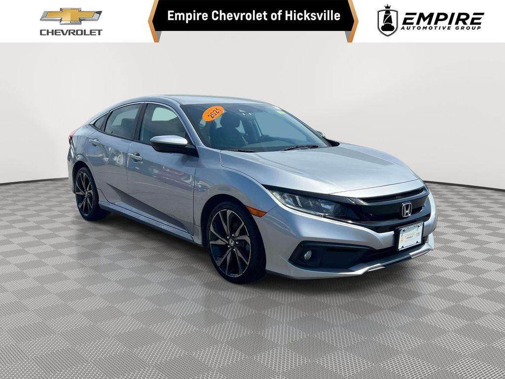 used 2021 Honda Civic car, priced at $17,747