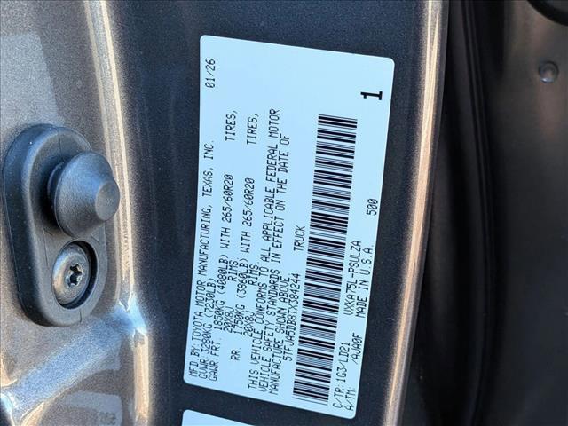 new 2026 Toyota Tundra car, priced at $65,749