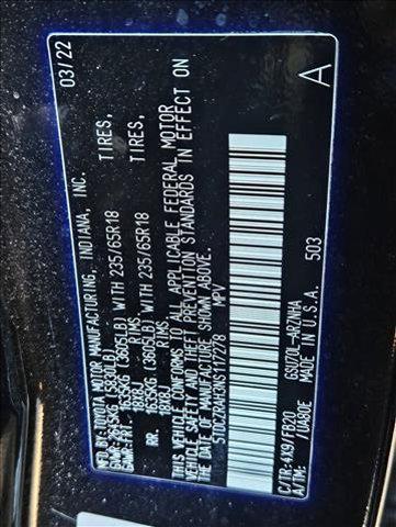 used 2022 Toyota Highlander car, priced at $24,995