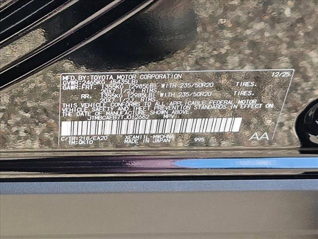 new 2026 Toyota bZ car, priced at $46,369