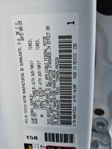 new 2025 Toyota Tacoma car, priced at $49,814