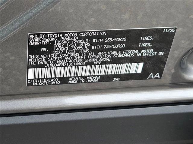 new 2026 Toyota bZ car, priced at $49,210