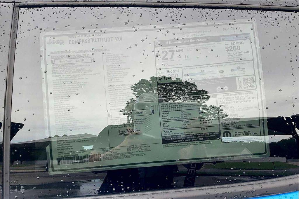 new 2025 Jeep Compass car, priced at $27,755