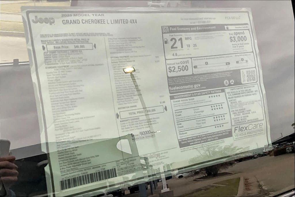 new 2025 Jeep Grand Cherokee L car, priced at $49,535