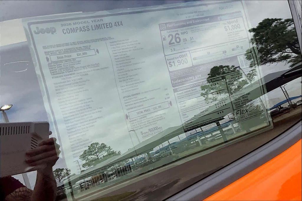 new 2026 Jeep Compass car, priced at $31,705