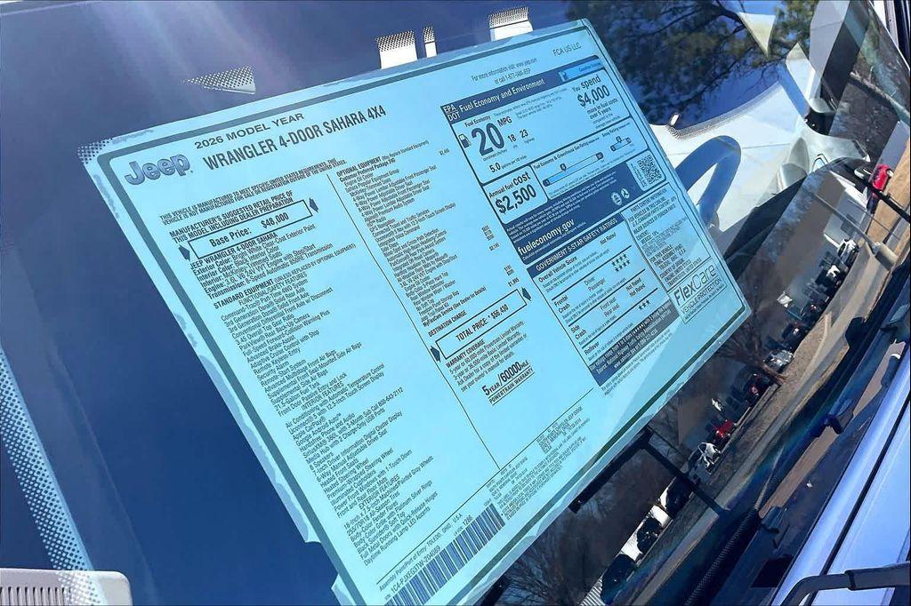 new 2026 Jeep Wrangler car, priced at $52,999