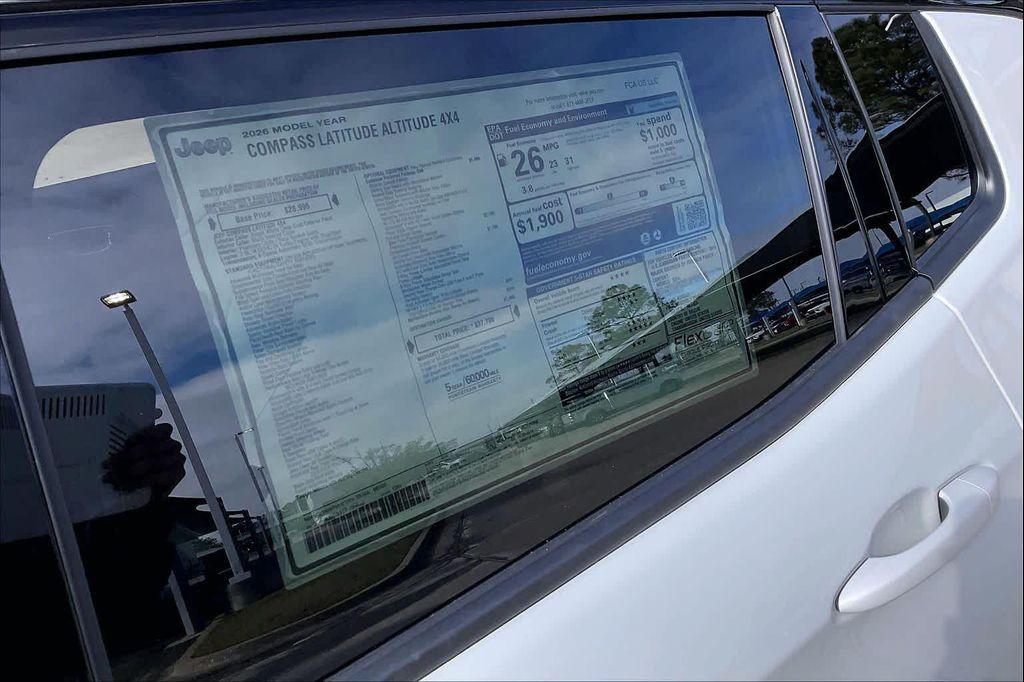 new 2026 Jeep Compass car, priced at $33,700