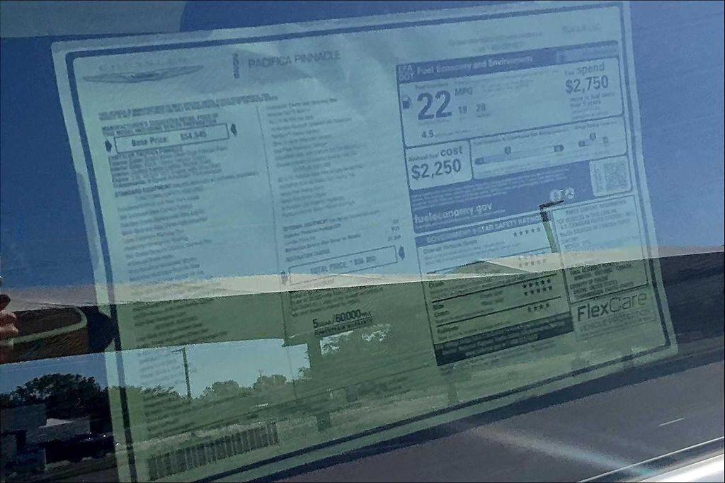 new 2026 Chrysler Pacifica car, priced at $51,860