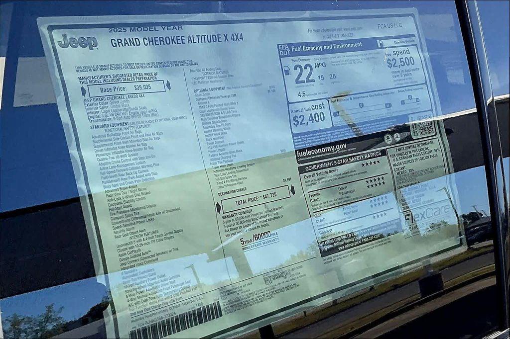 new 2025 Jeep Grand Cherokee car, priced at $43,725