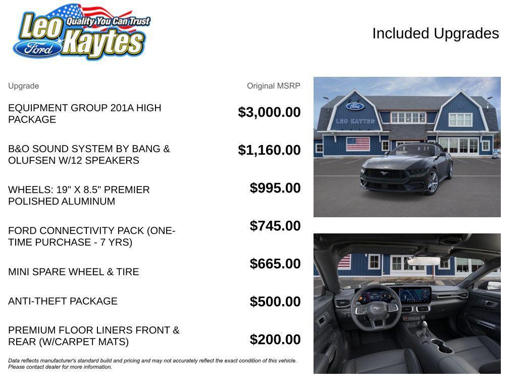 new 2026 Ford Mustang car, priced at $49,855