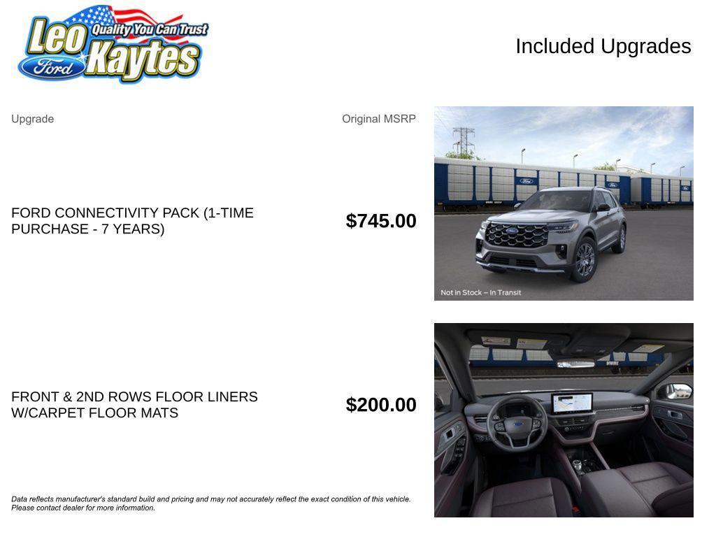 new 2026 Ford Explorer car, priced at $53,105