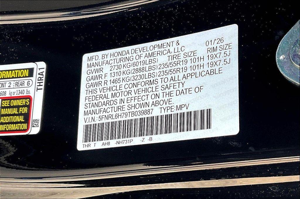 used 2026 Honda Odyssey car, priced at $42,495