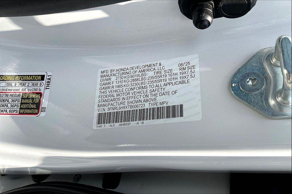 used 2026 Honda Odyssey car, priced at $48,995