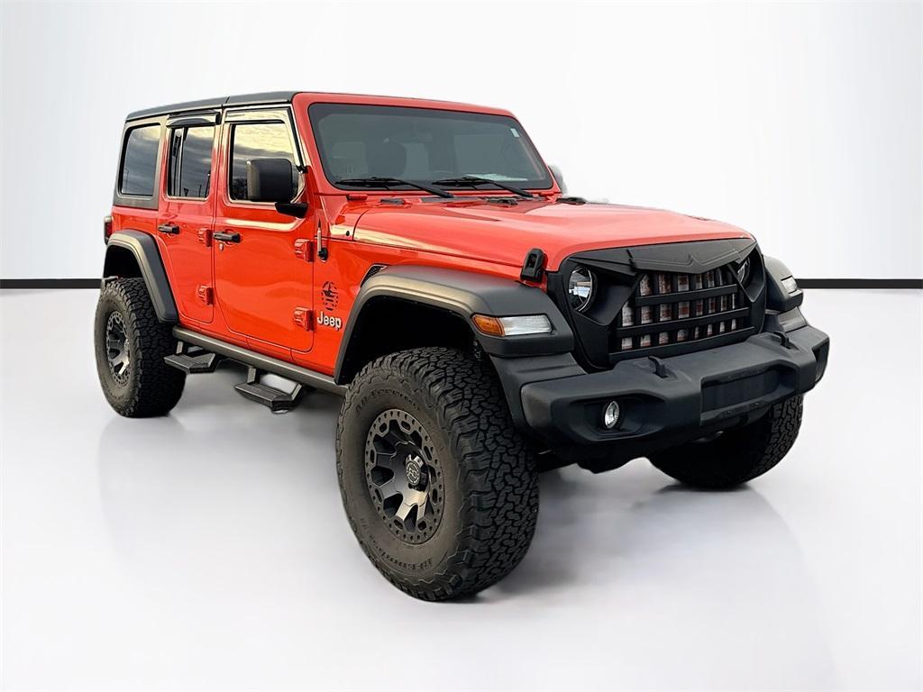 used 2020 Jeep Wrangler Unlimited car, priced at $30,377