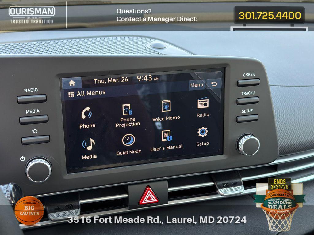 new 2026 Hyundai Elantra car, priced at $20,985