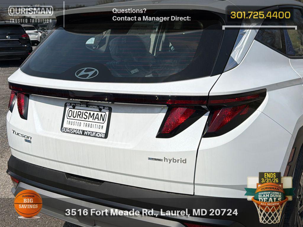 new 2026 Hyundai TUCSON Hybrid car, priced at $30,985