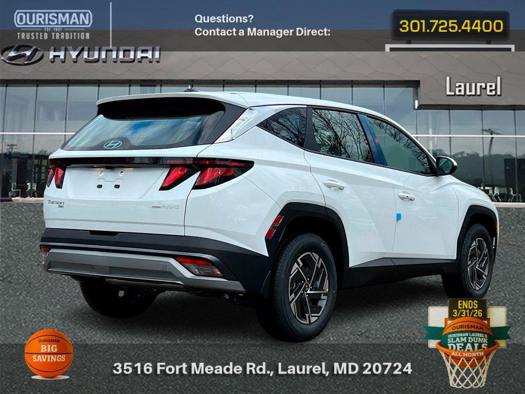 new 2026 Hyundai TUCSON Hybrid car, priced at $30,248